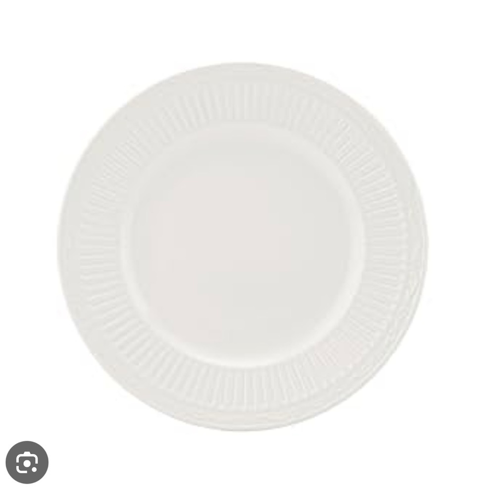 Mikasa Elegant White Dinner Plate